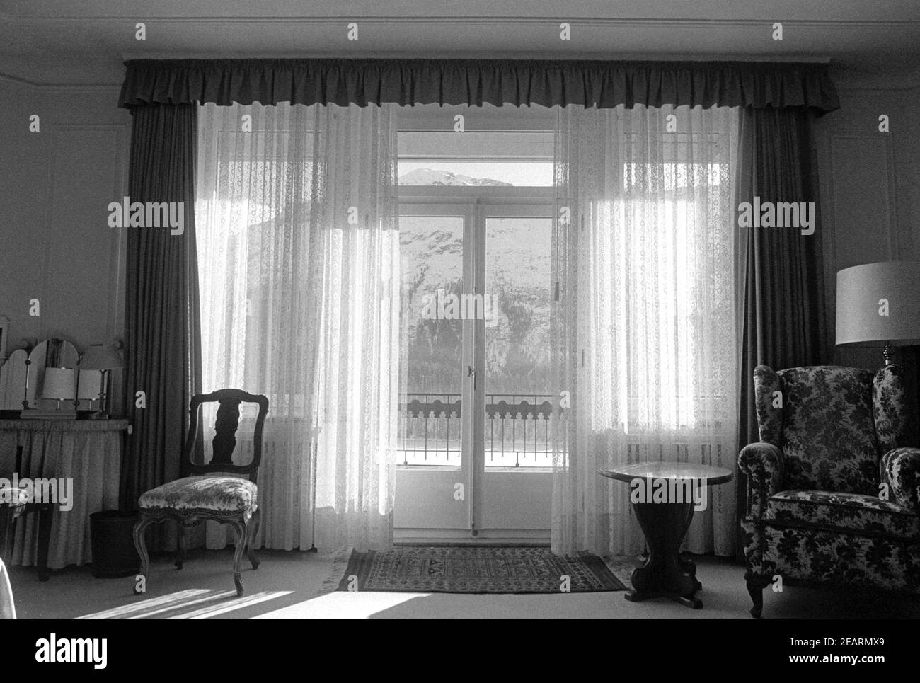 La Svizzera, il Badrutt's Palace Hotel a Saint Moritz Foto Stock