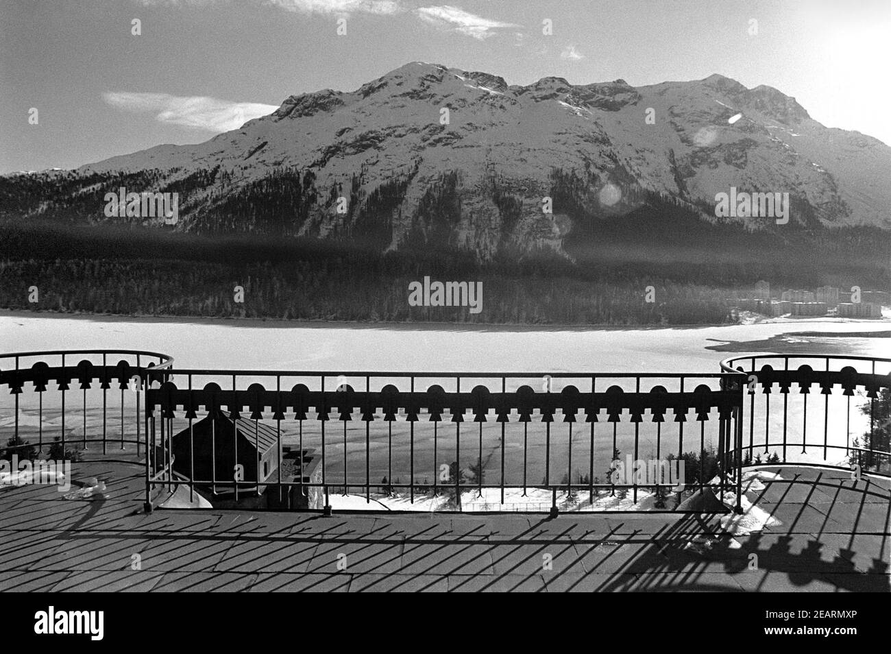La Svizzera, il Badrutt's Palace Hotel a Saint Moritz Foto Stock