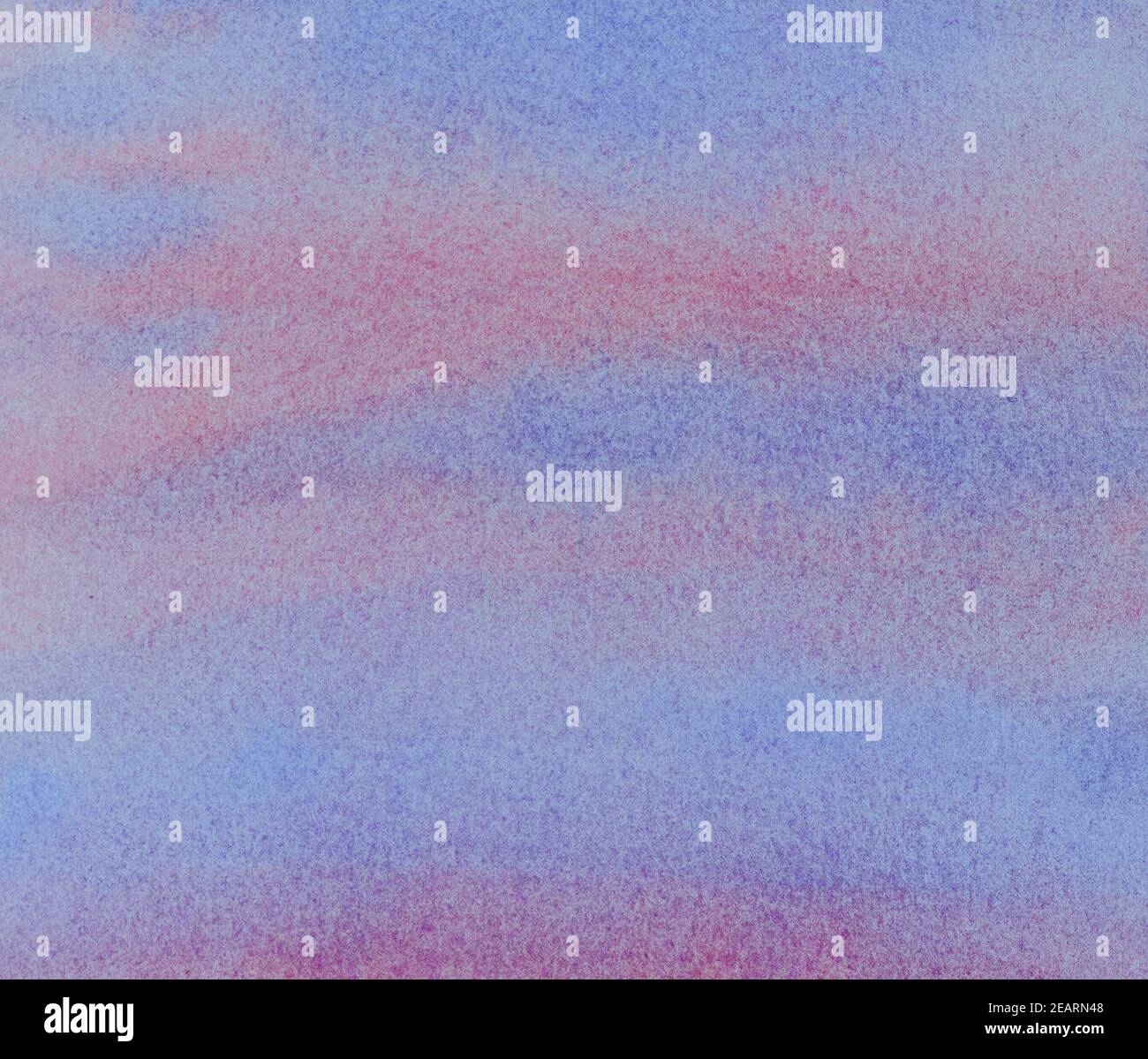 Acquerello astratto blu e rosa cielo sfondo. Pittura ad acquerello disegnata a mano.. Foto Stock
