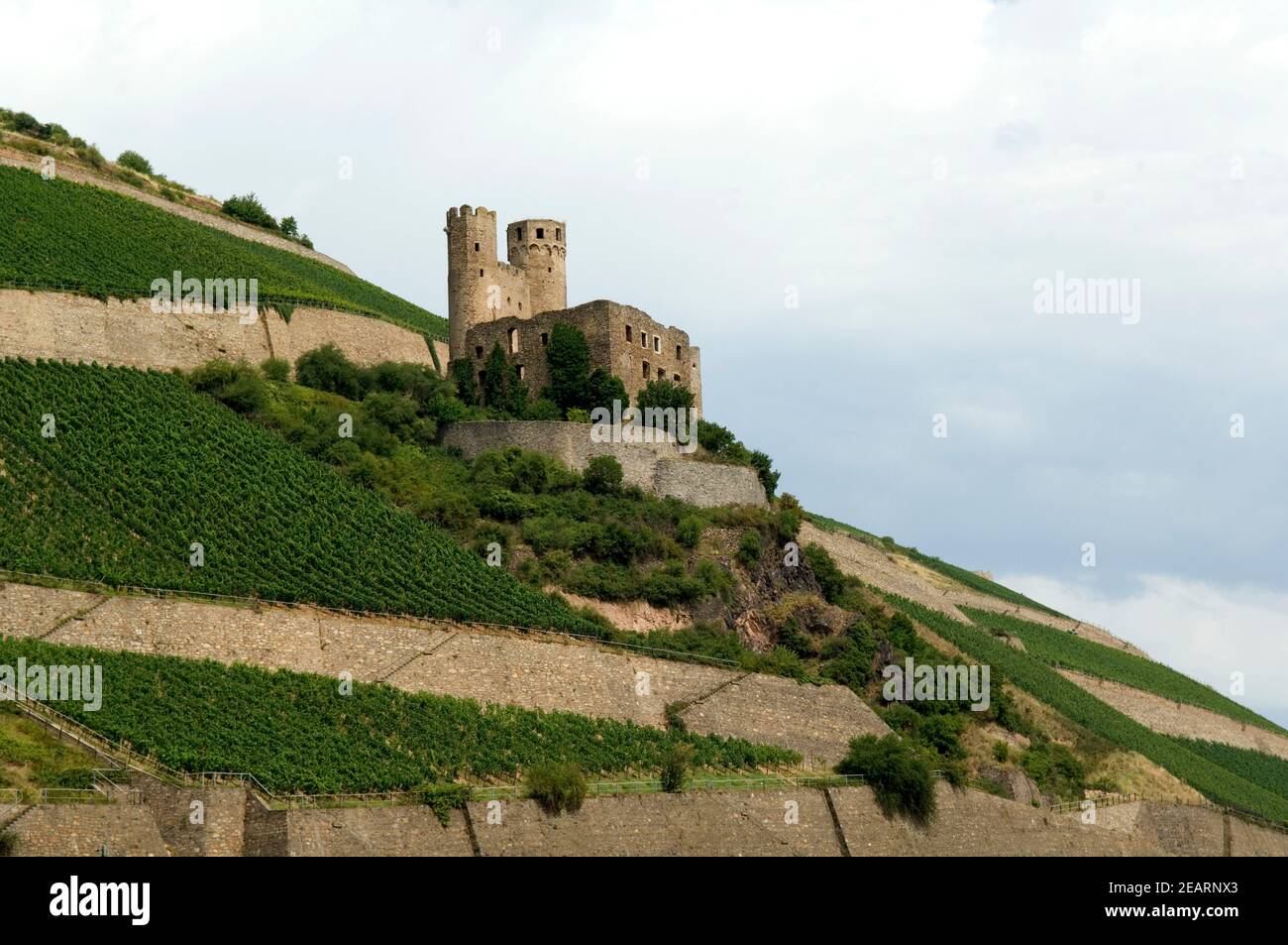 Burg Ehrenfels Foto Stock