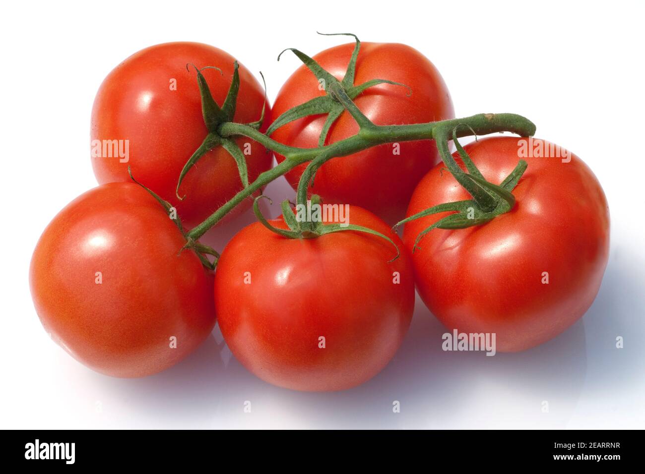 Rispen-Tomaten, Lycopersicon esculentum Foto Stock