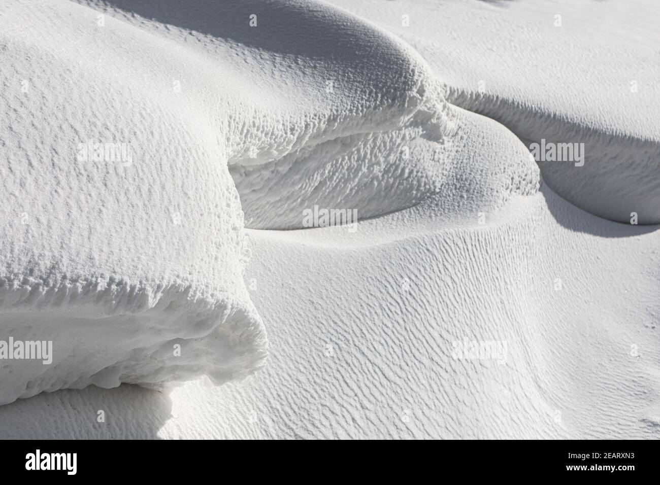 Profonde nevicate a Kent, Inghilterra Foto Stock