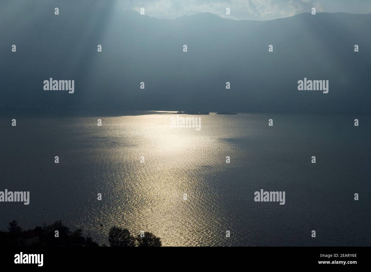 Impressionen am lago maggiore Foto Stock