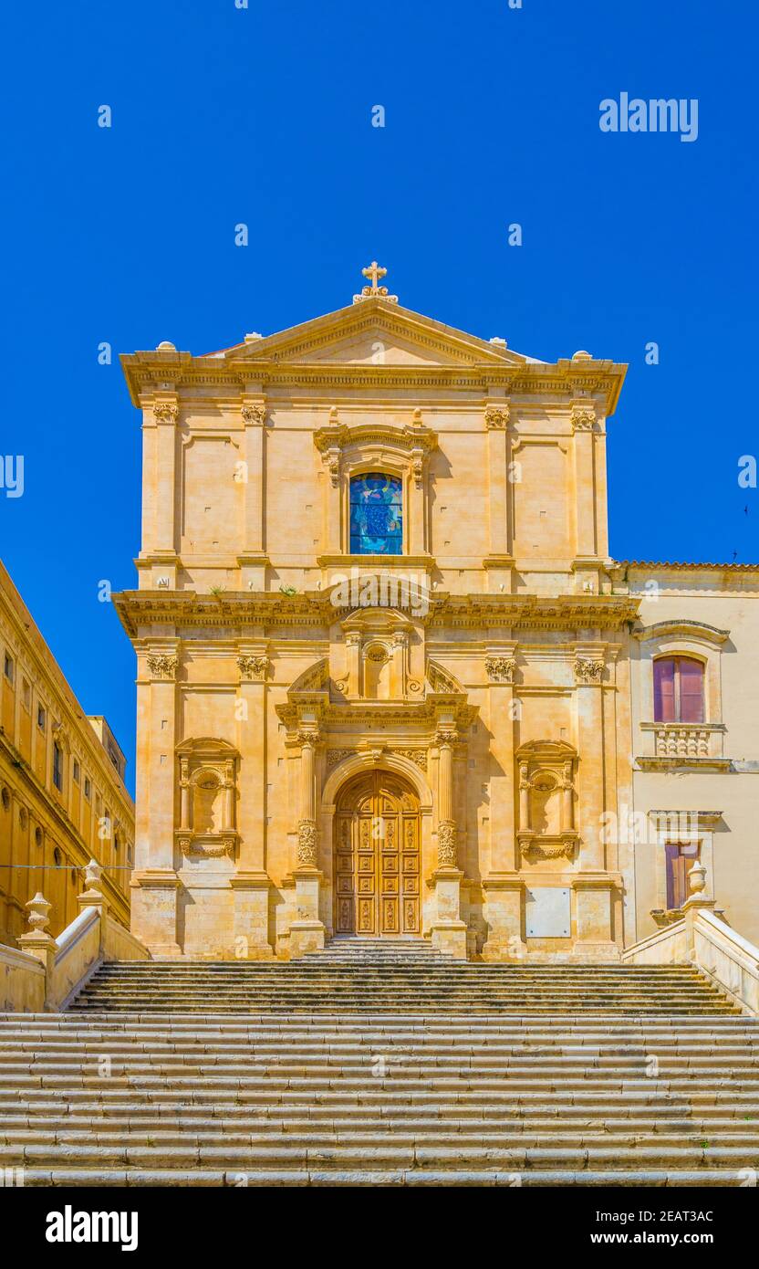 Chiesa di San Francesco d'Assisi all'Immacolata in noto, Sicilia, Italia Foto Stock