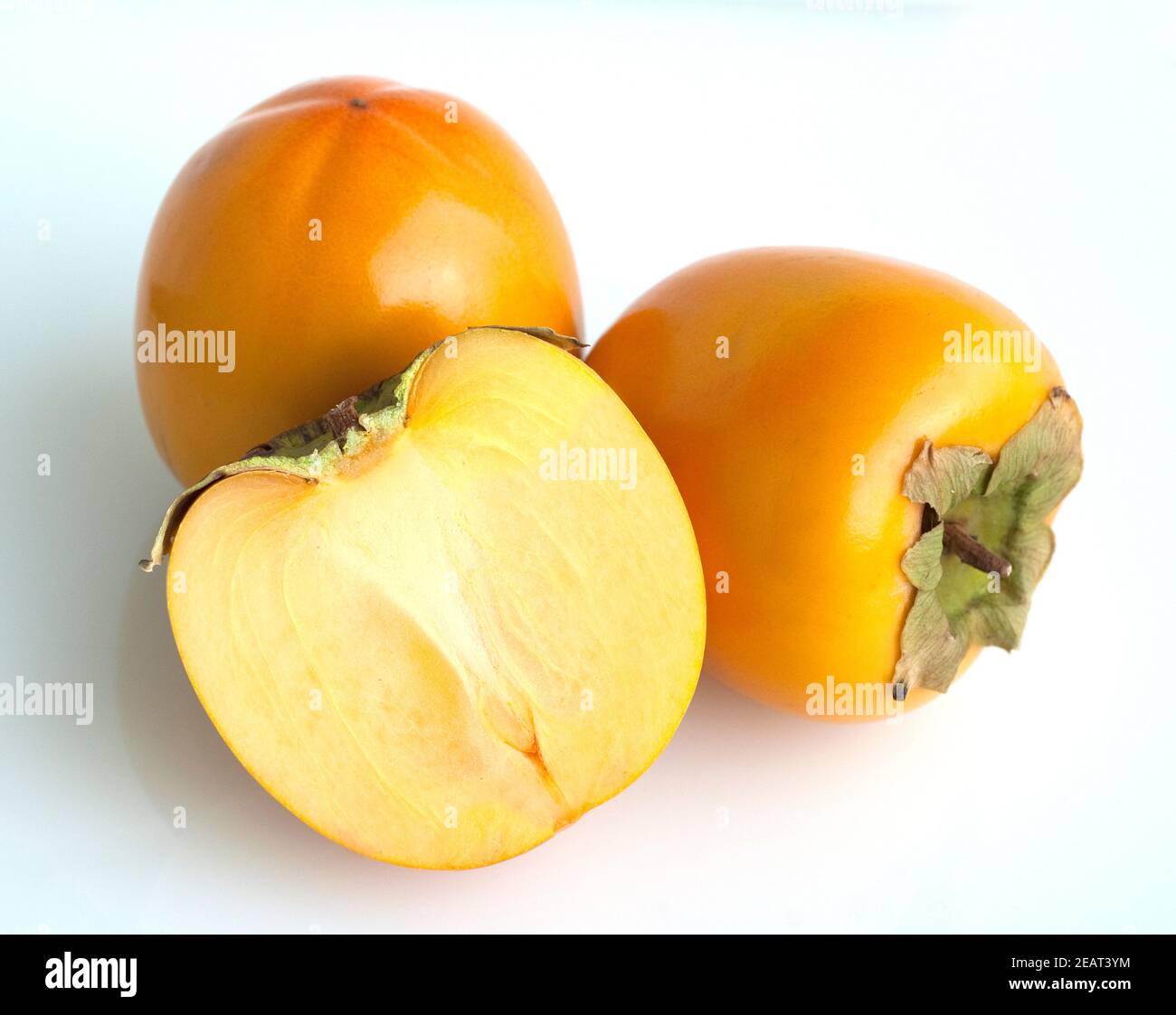 Kaki, Kakipflaume, Diospyros Foto Stock