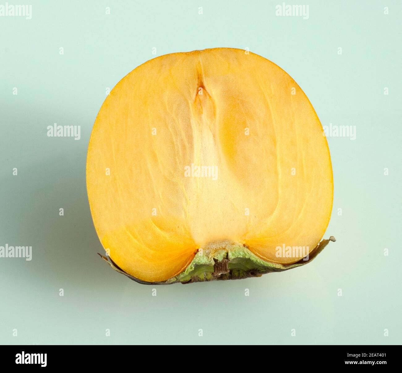 Kaki, Kakipflaume, Diospyros Foto Stock