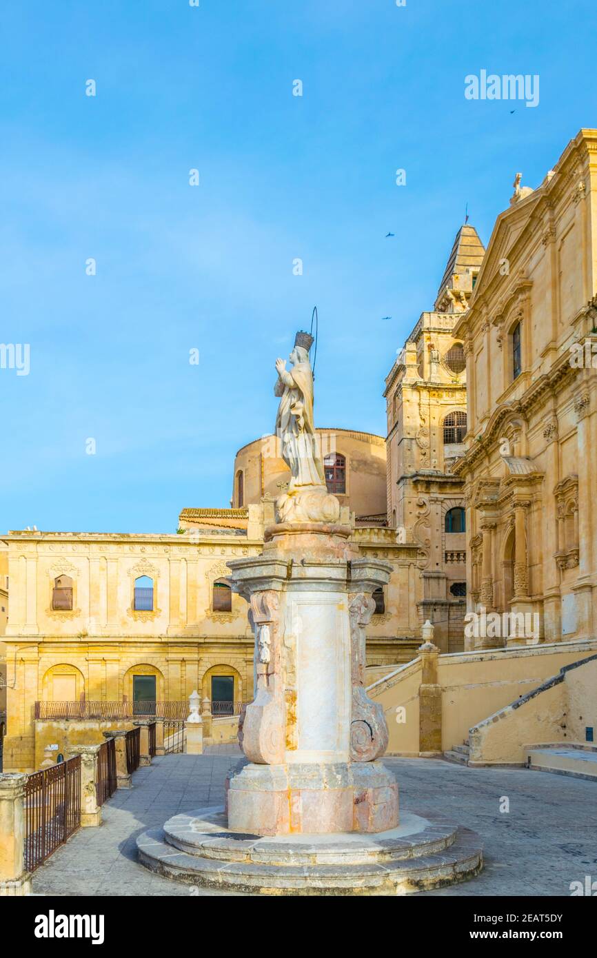 Chiesa di San Francesco d'Assisi all'Immacolata in noto, Sicilia, Italia Foto Stock