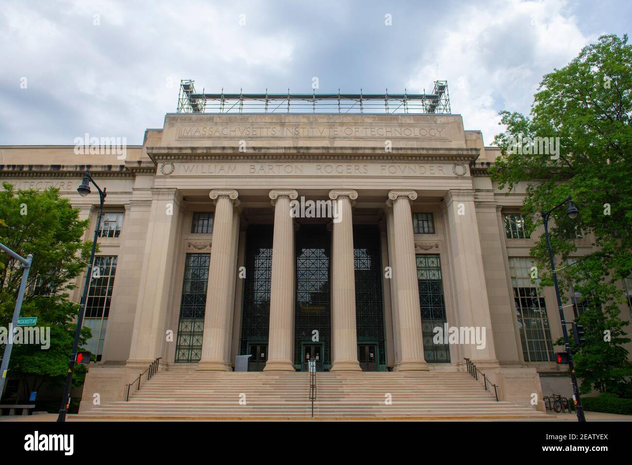 Rogers Building del Massachusetts Institute of Technology (MIT), Cambridge, Massachusetts, Massachusetts, Stati Uniti. Foto Stock