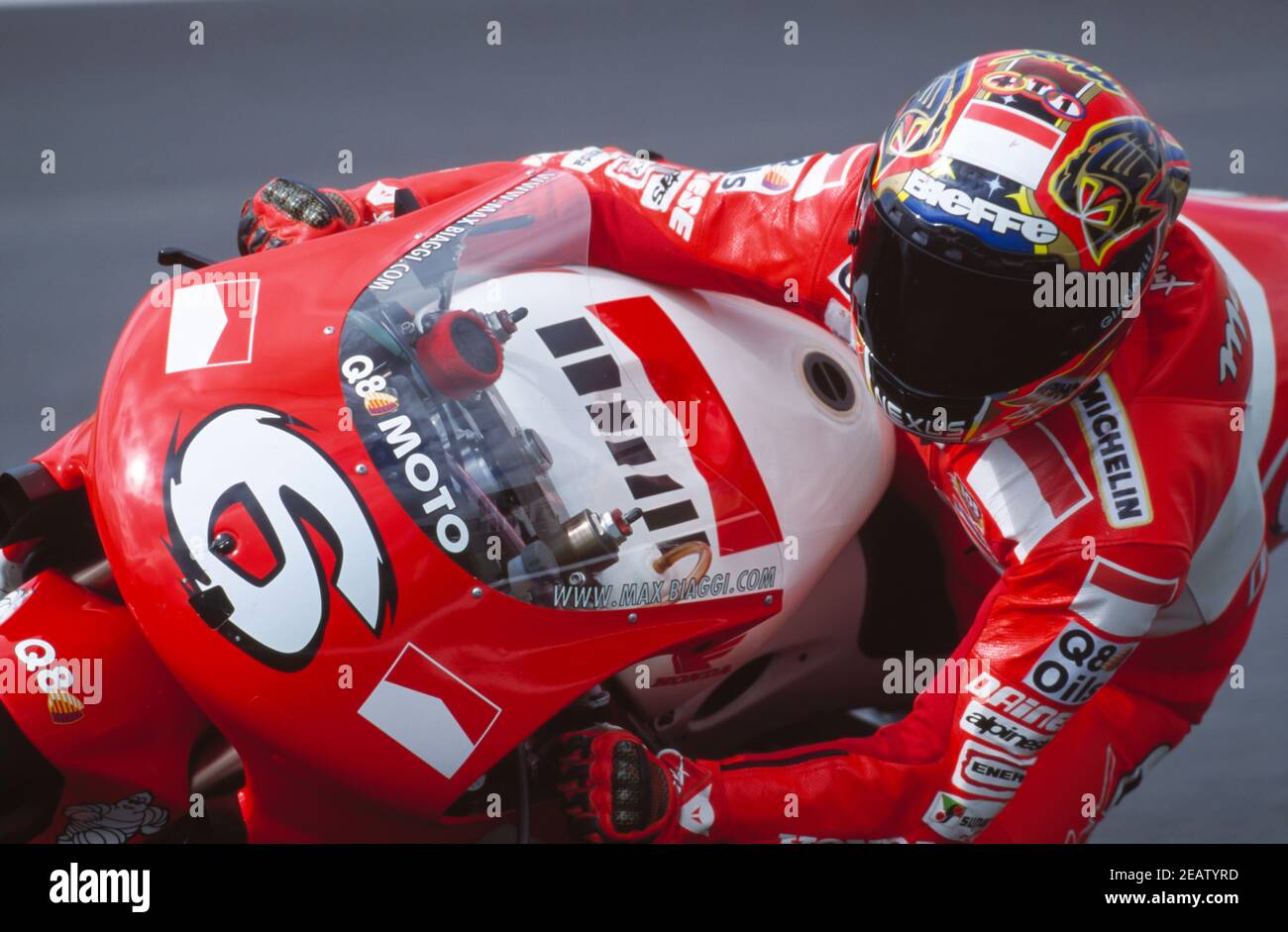 Max Biaggi (ITA), Honda 500, GP 1998 del Mugello Foto Stock