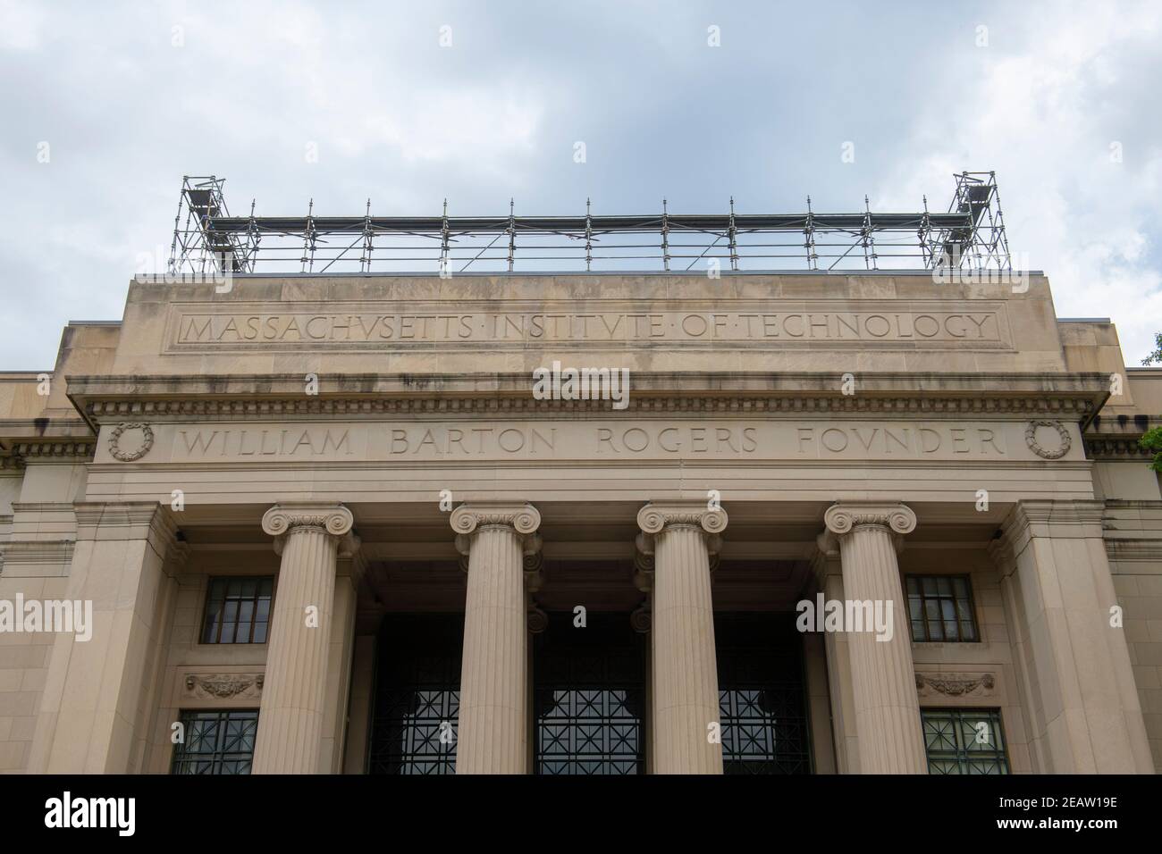 Rogers Building del Massachusetts Institute of Technology (MIT), Cambridge, Massachusetts, Massachusetts, Stati Uniti. Foto Stock