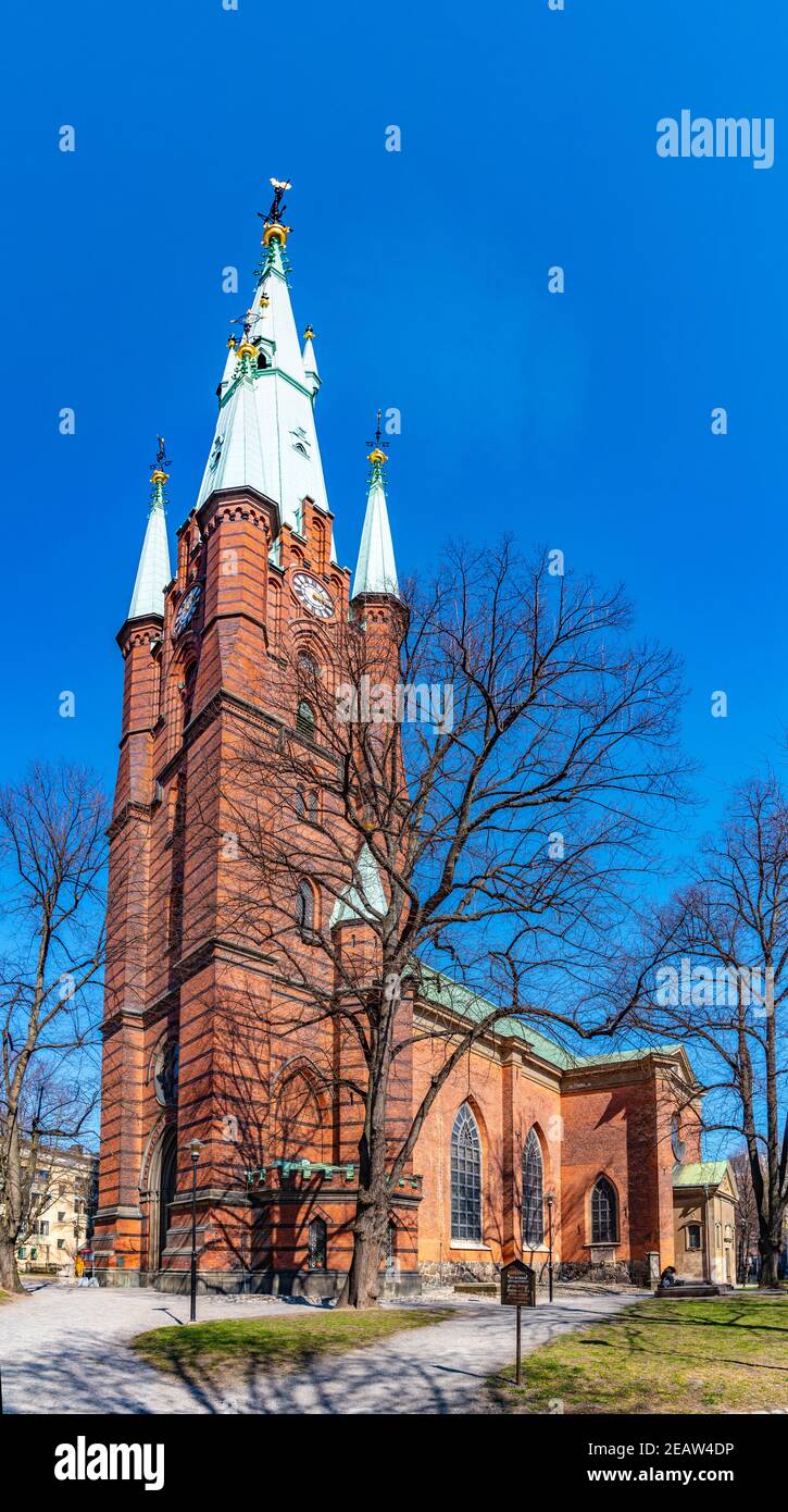 Vista della chiesa di Santa Clara a Stoccolma, Svezia Foto Stock