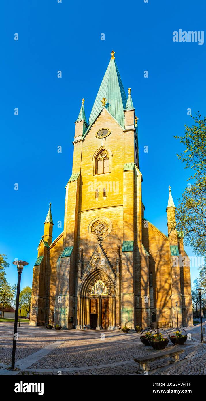 Cattedrale nella città svedese di Linkoping Foto Stock