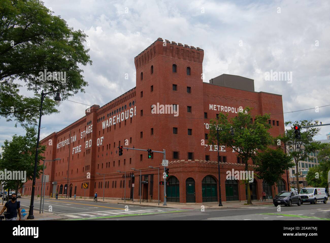 Metropolitan Storage Warehouse Fire Proof nel Massachusetts Institute of Technology (MIT), Cambridge, Massachusetts, Massachusetts, Stati Uniti. Foto Stock