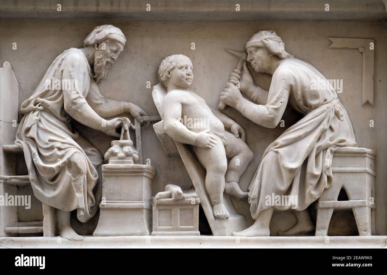 Gruppo Di Scultori E Architetti Medievali