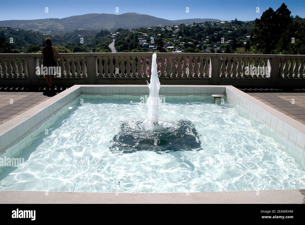 Dunedin Botanic Garden , Isola del Sud, Nuova Zelanda. Foto Stock