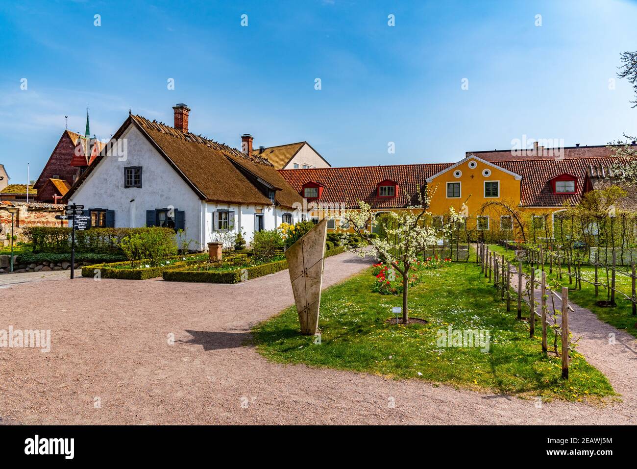 Fattoria al museo all'aperto Kulturen a Lund, Svezia Foto Stock