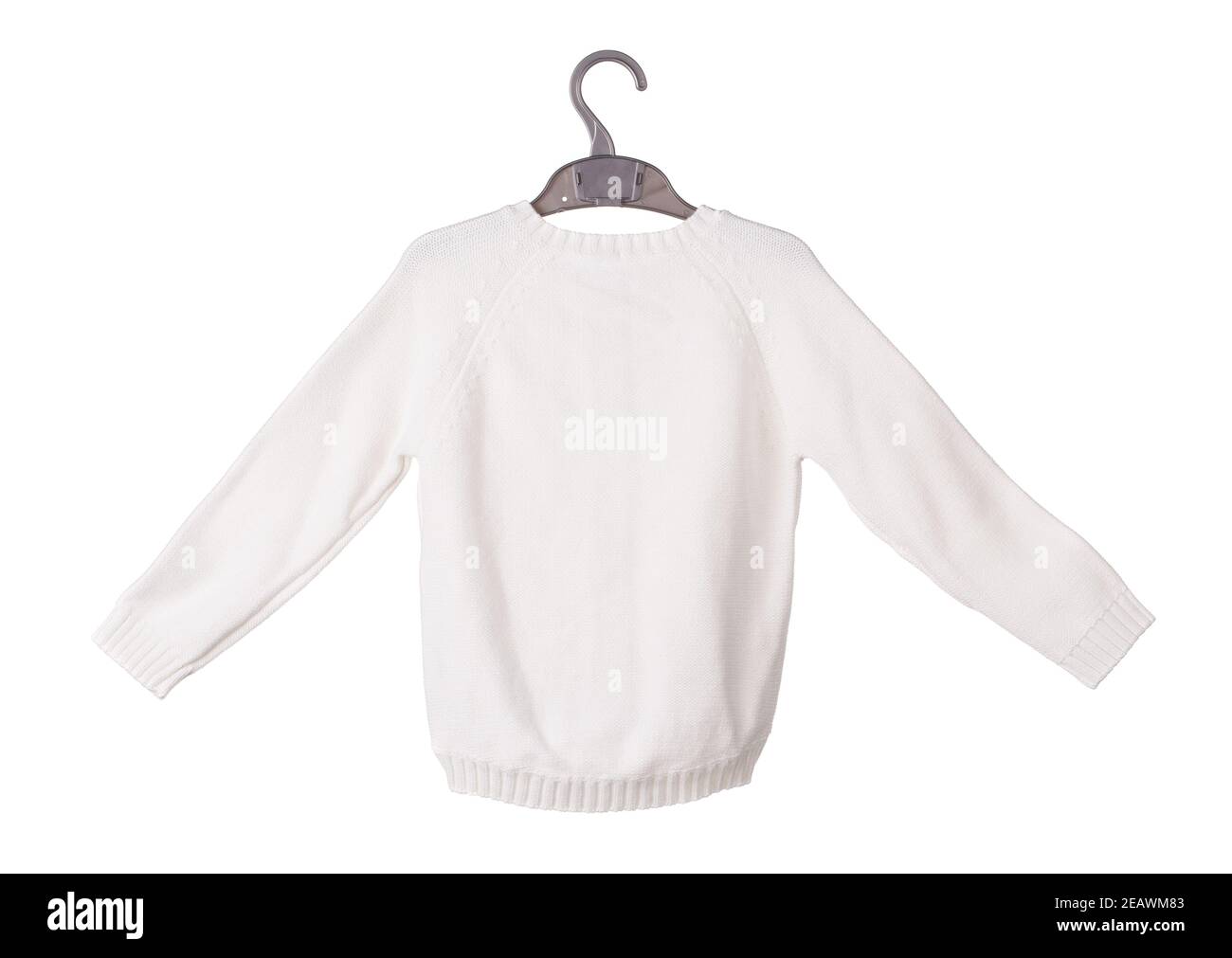 Ponticello in maglia per bambini. Isolato su sfondo bianco. Foto Stock