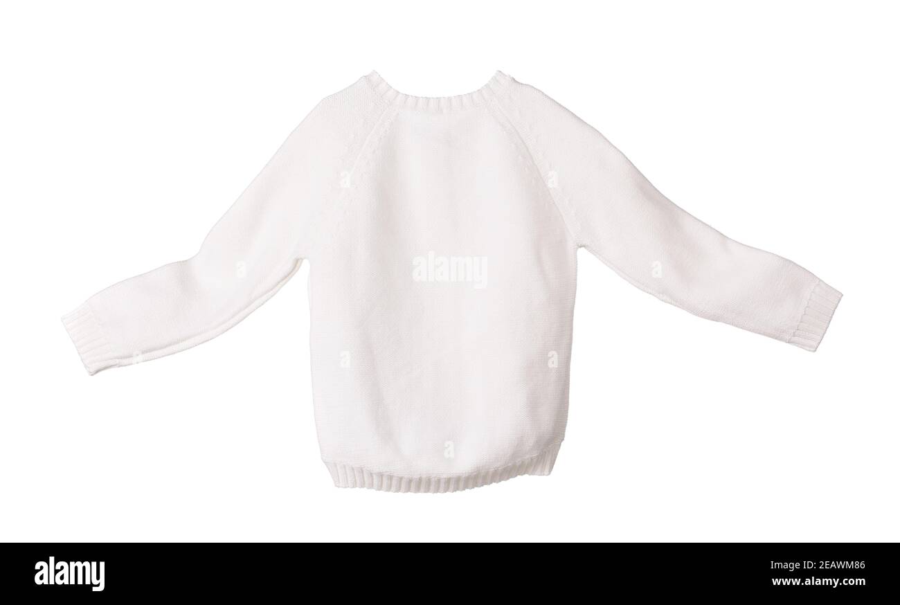 Ponticello in maglia per bambini. Isolato su sfondo bianco. Foto Stock