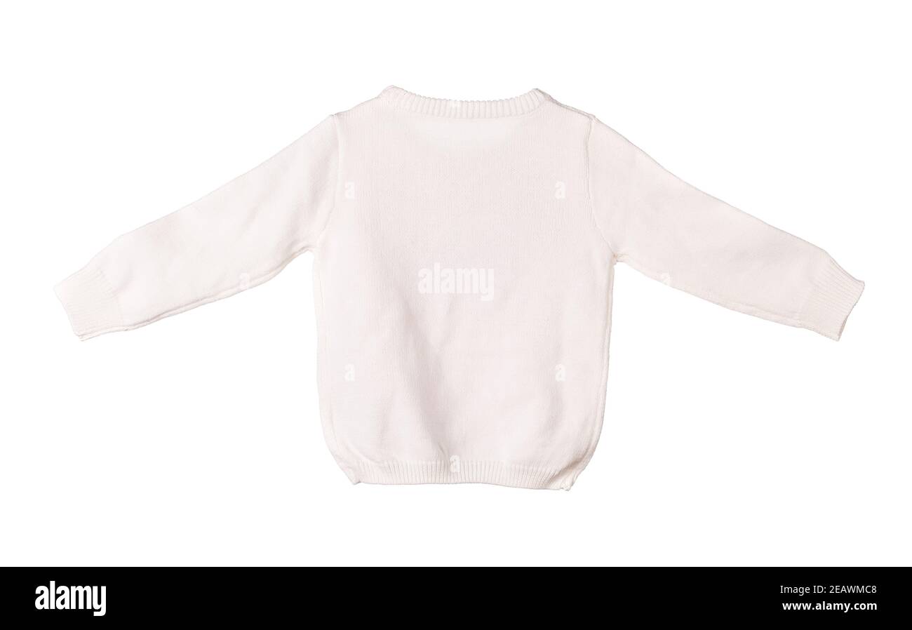 Ponticello in maglia per bambini. Isolato su sfondo bianco. Foto Stock