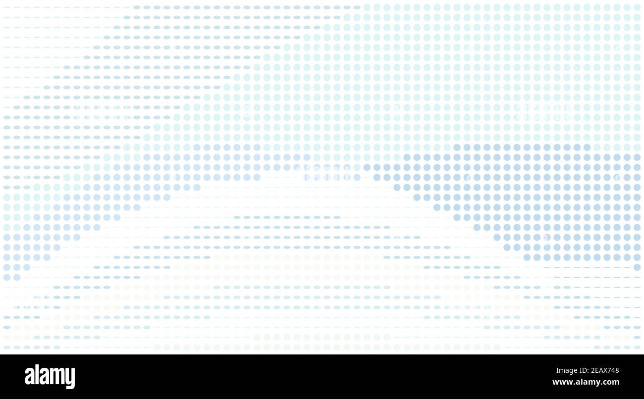 Astratto sfondo punteggiato minimo con punti insaturi bluastri chiari. Pattern grafico vettoriale semplice Illustrazione Vettoriale