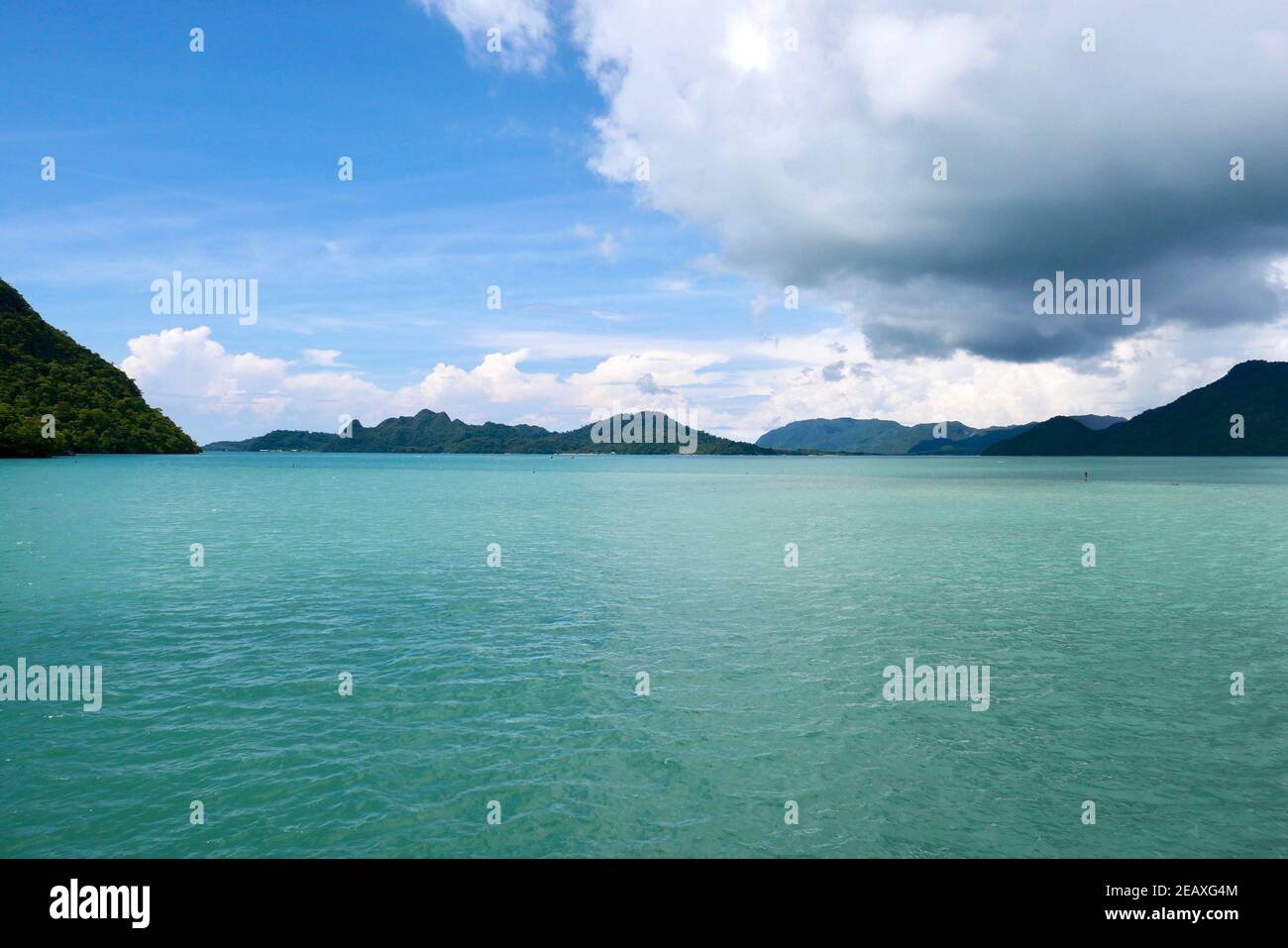 La Baia di Datai - bellissima spiaggia sull'isola tropicale Di Langkawi Malesia Foto Stock