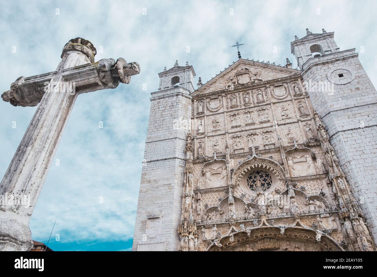 Chiesa di San Pablo a Valladolid, Spagna Foto Stock