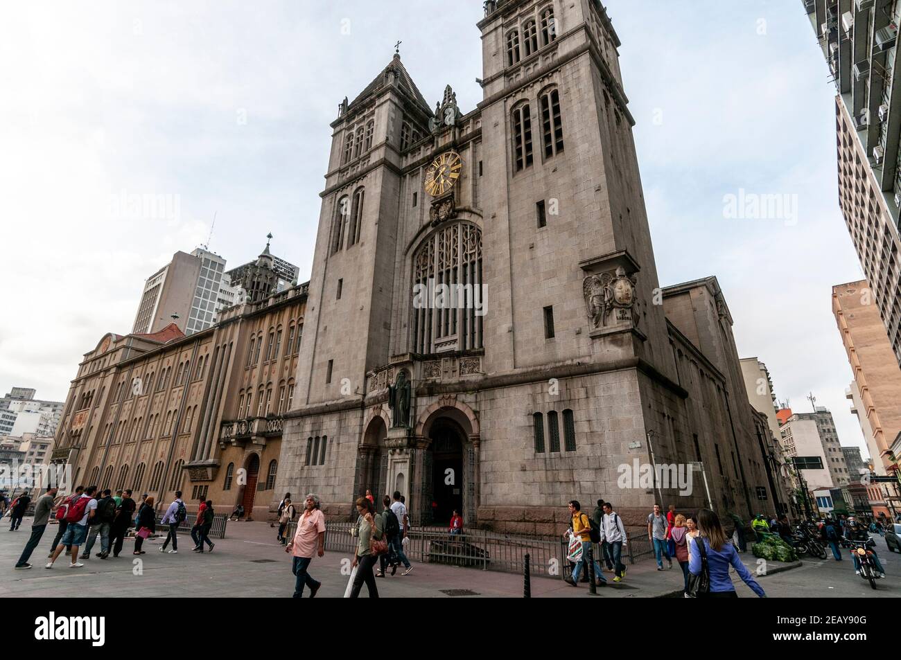 Monastero di Sao Bento (St. Pauls) su Largo de Sao Bento nel centro di Sao Paulo, Brasile Foto Stock