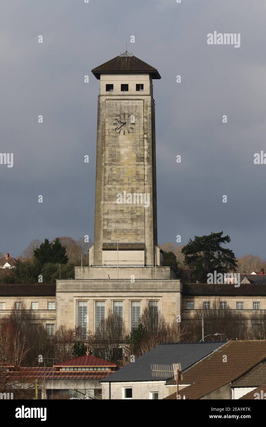 Newport City Council Office, Newport, Galles Picture di Antony Thompson - © Thousand Word Media, NO SALES, NO SYNDICATION. Contattare per ulteriori informazioni Foto Stock