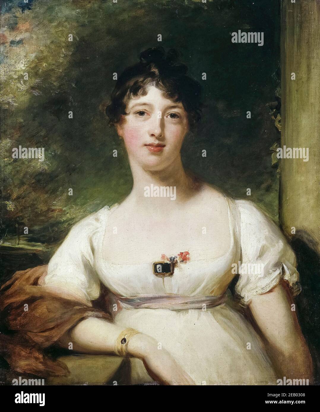 Sir Thomas Lawrence, Anna Maria Dashwood, poi Marchionessa di Ely, ritratto, circa 1805 Foto Stock