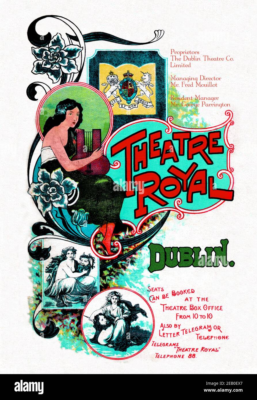 Theatre Royal Dublin Foto Stock