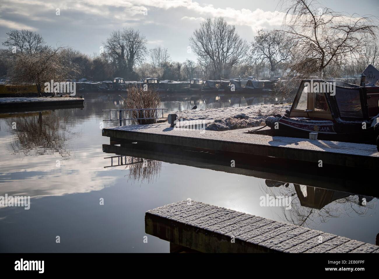 Droitwich Spa Marina Worcester Foto Stock