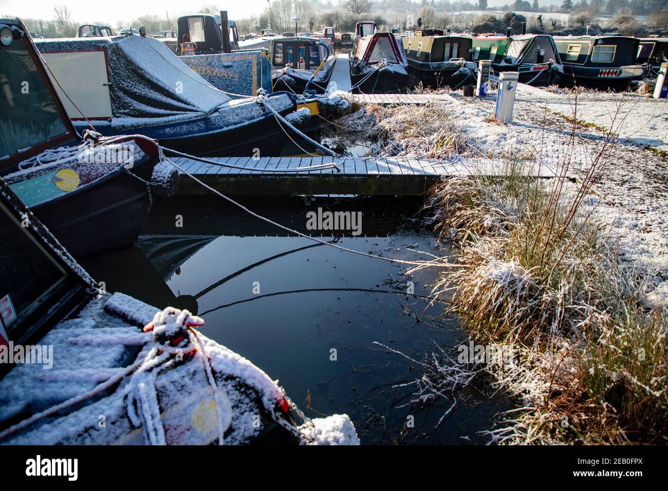 Droitwich Spa Marina Worcester Foto Stock