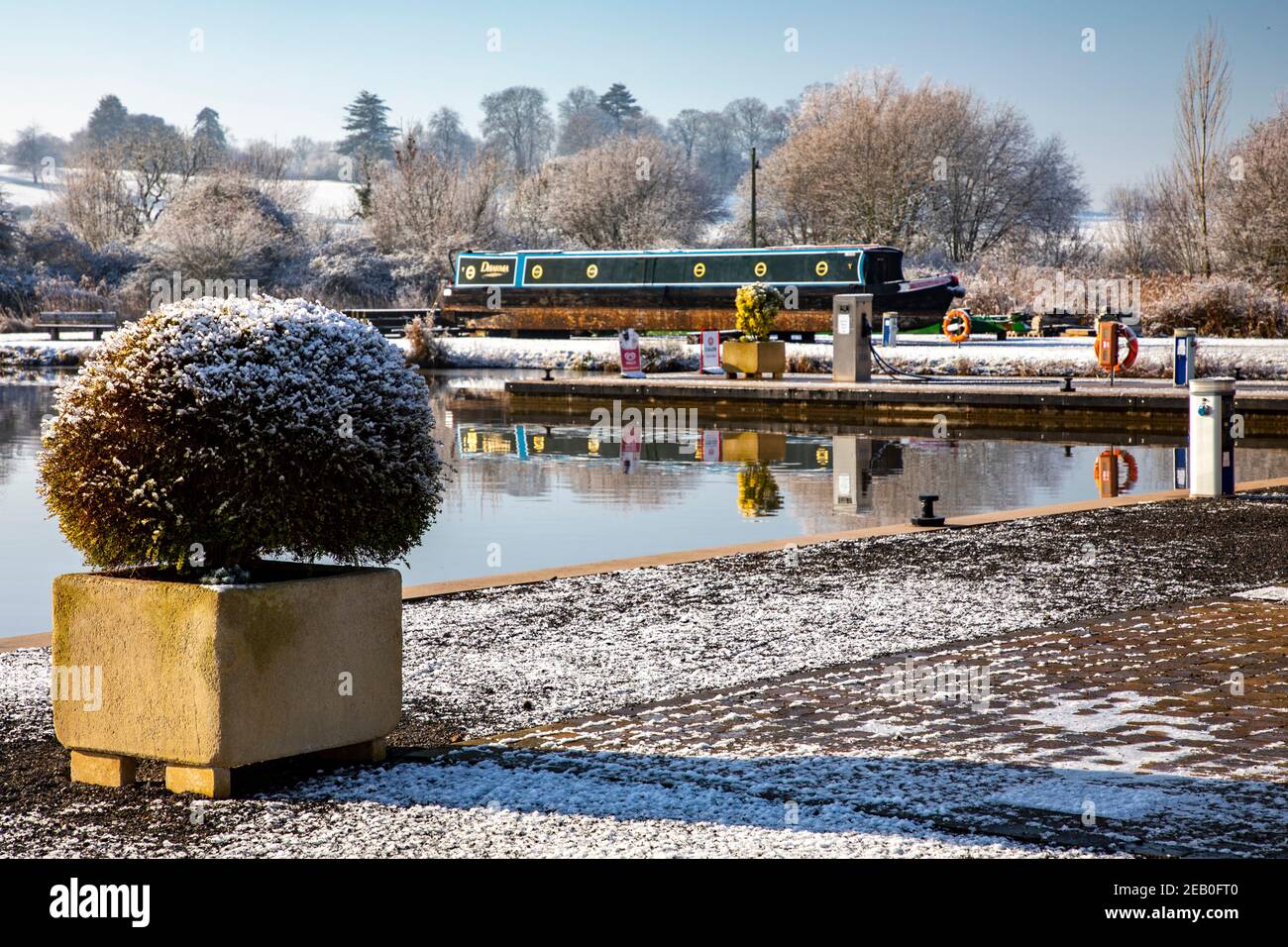 Droitwich Spa Marina Worcester Foto Stock
