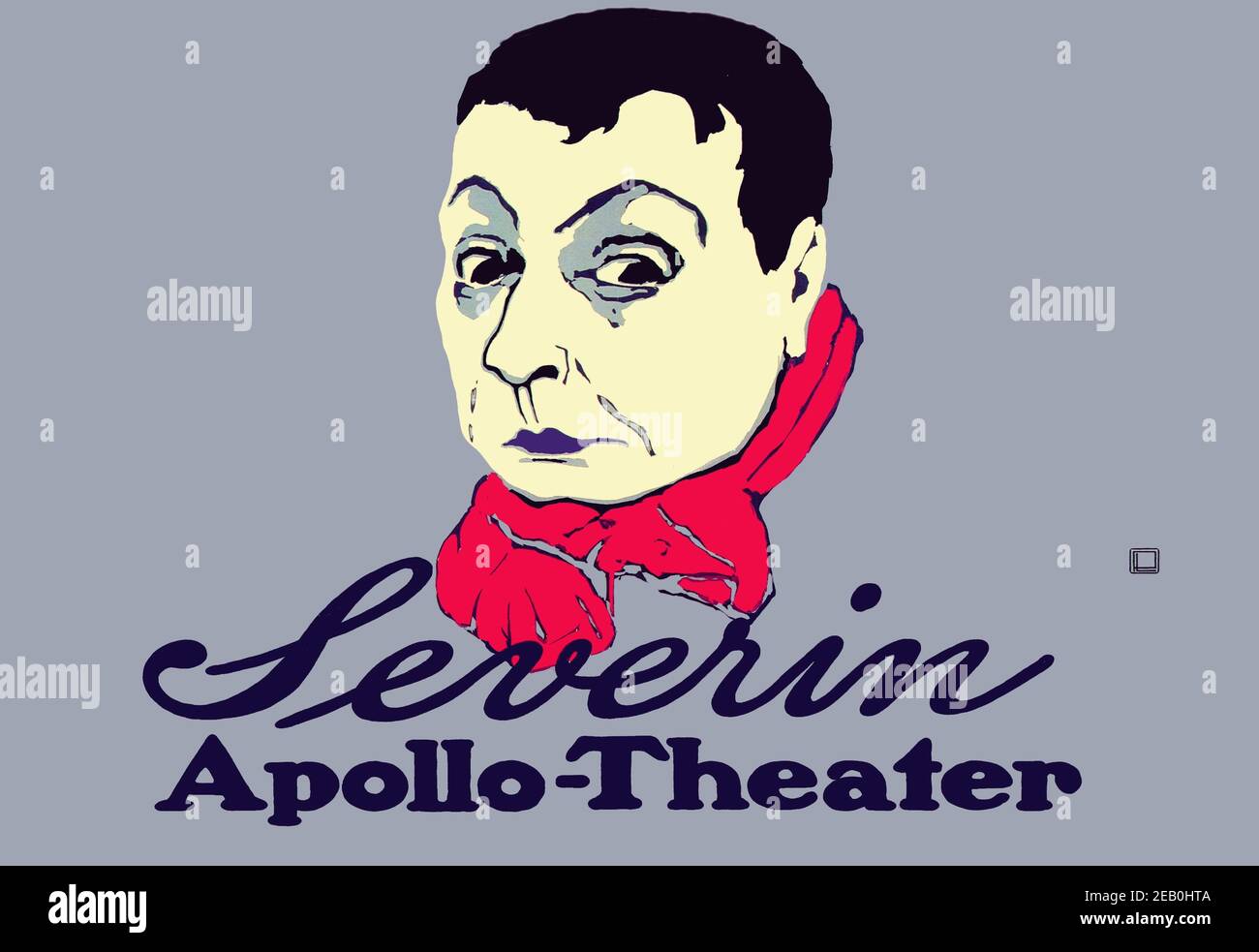 Severin al Teatro Apollo 1900 Foto Stock