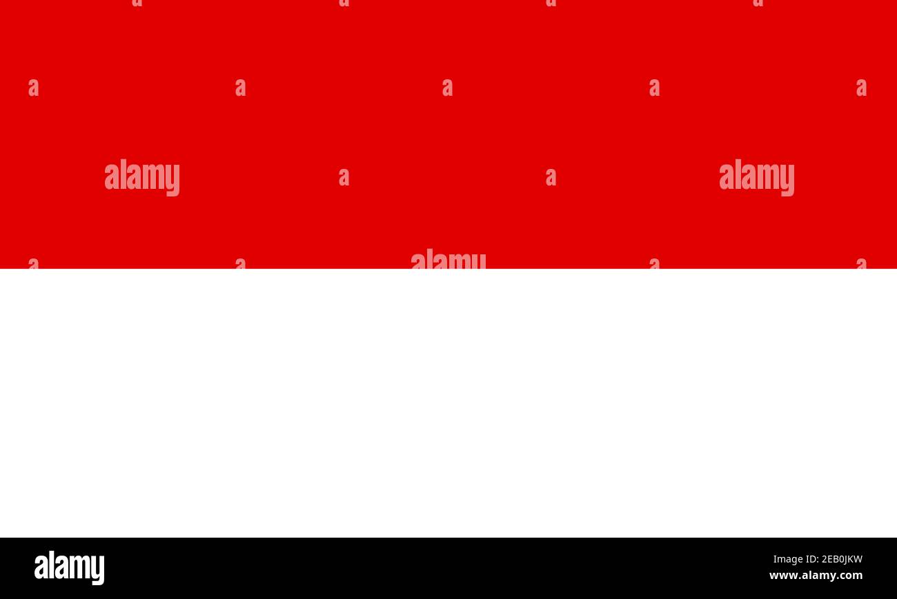 Bandiera ufficiale grande piatta di Assia orizzontale Foto Stock