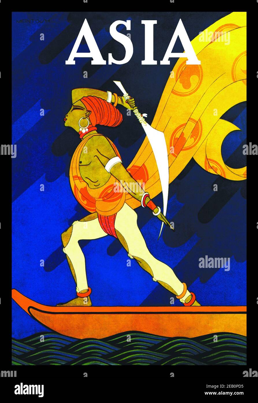 The Bark of the False Caliph w/TITLE 1926 Foto Stock