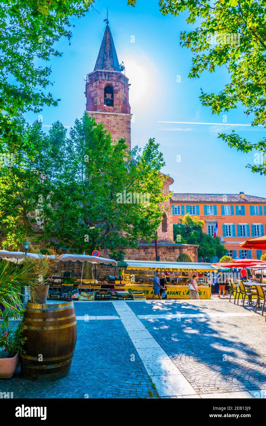 FREJUS, FRANCIA, 16 GIUGNO 2017: Cattedrale di Frejus, Francia Foto Stock