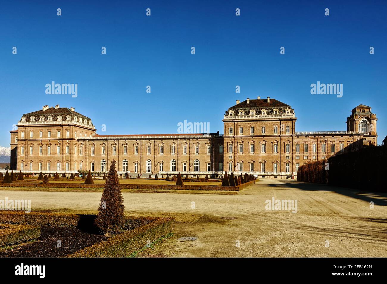 Il Palazzo di Venaria reale - residenza reale di Savoia. Torino, Italia . Foto Stock