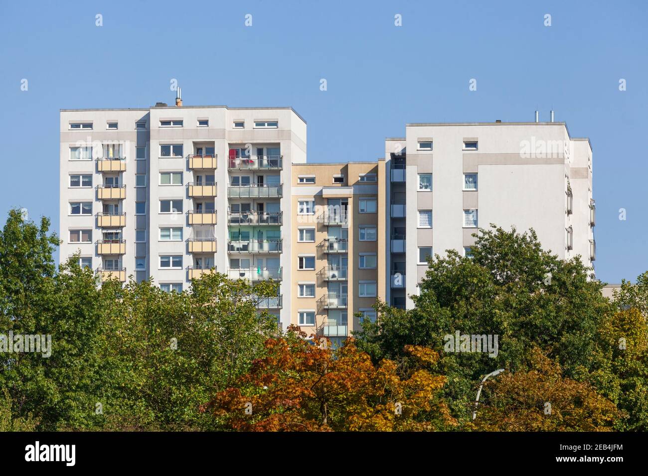 Monotoni Wohngebäude, Wilhelmsburg, Amburgo, Deutschland, Europa Foto Stock