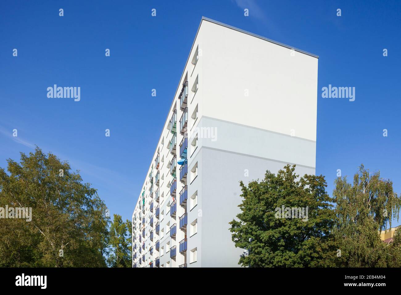 Monotoni Wohngebäude, Wilhelmsburg, Amburgo, Deutschland, Europa Foto Stock