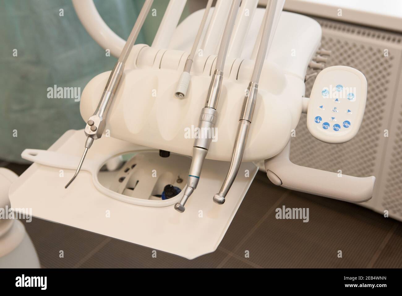 dentista, studio dentistico, dente, carie, mal di denti, assistenza medica, studio dentistico, Foto Stock