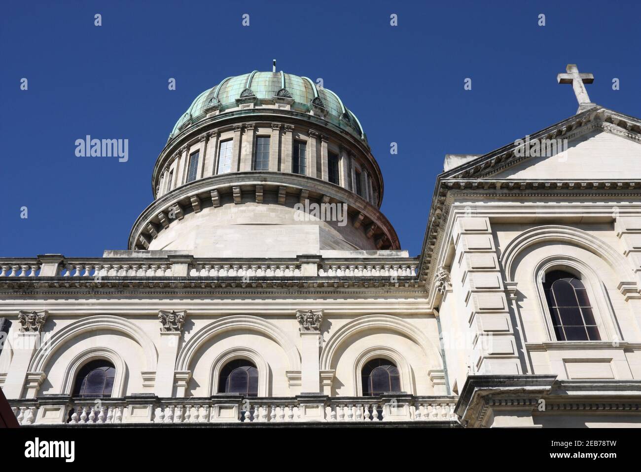 Cattedrale cattolica romana del Santissimo Sacramento a Christchurch, Canterbury, Nuova Zelanda Foto Stock