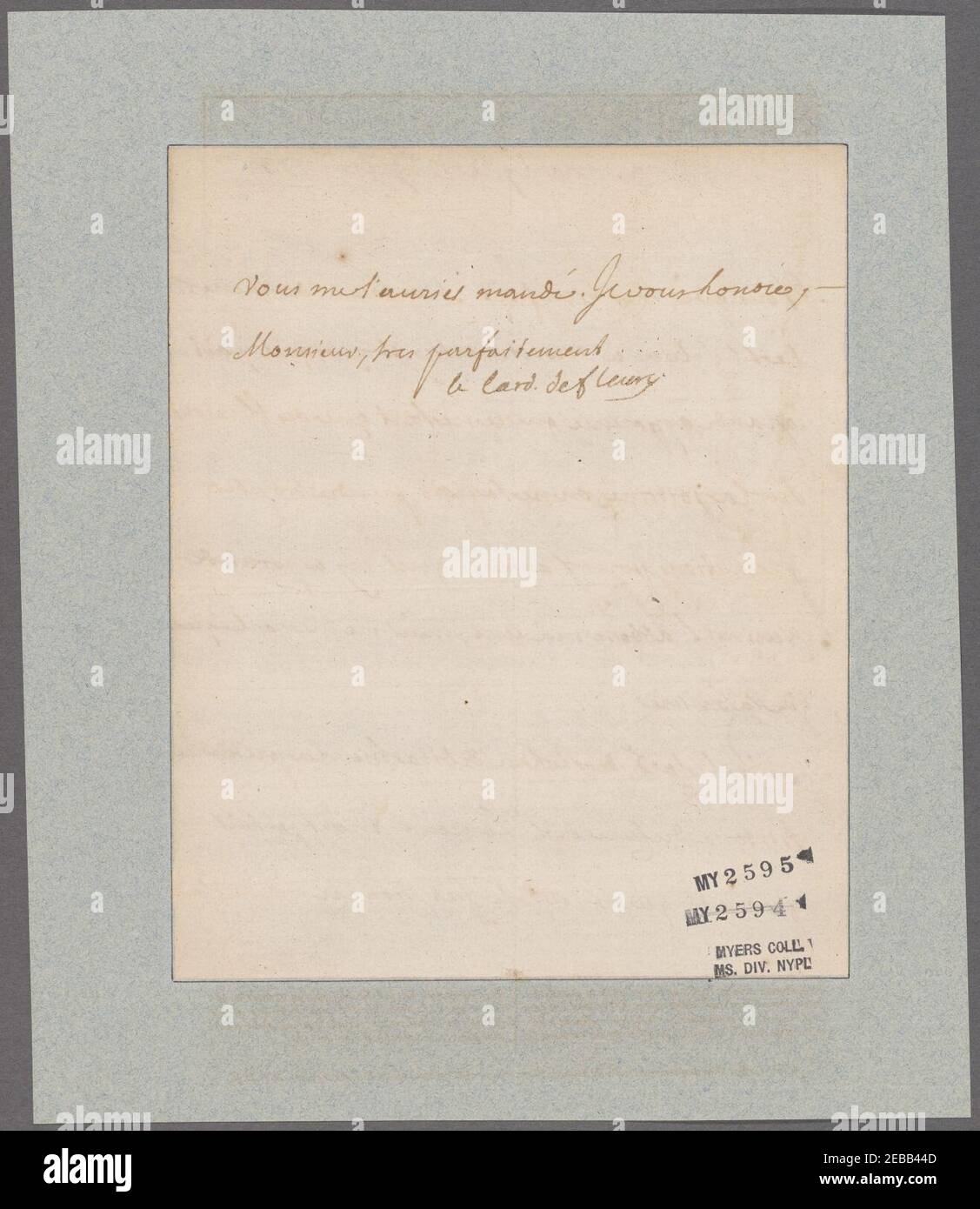 Fleury, André de Hercule Foto Stock