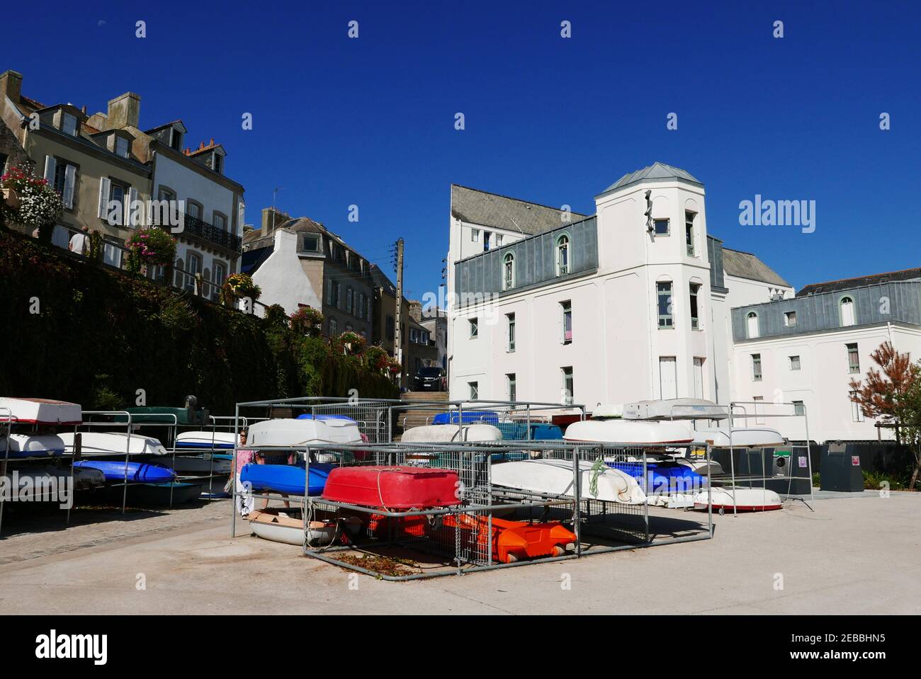 Port du Rosmeur, Douarnenez, Finistere, Bretagna, Francia, Europa Foto Stock