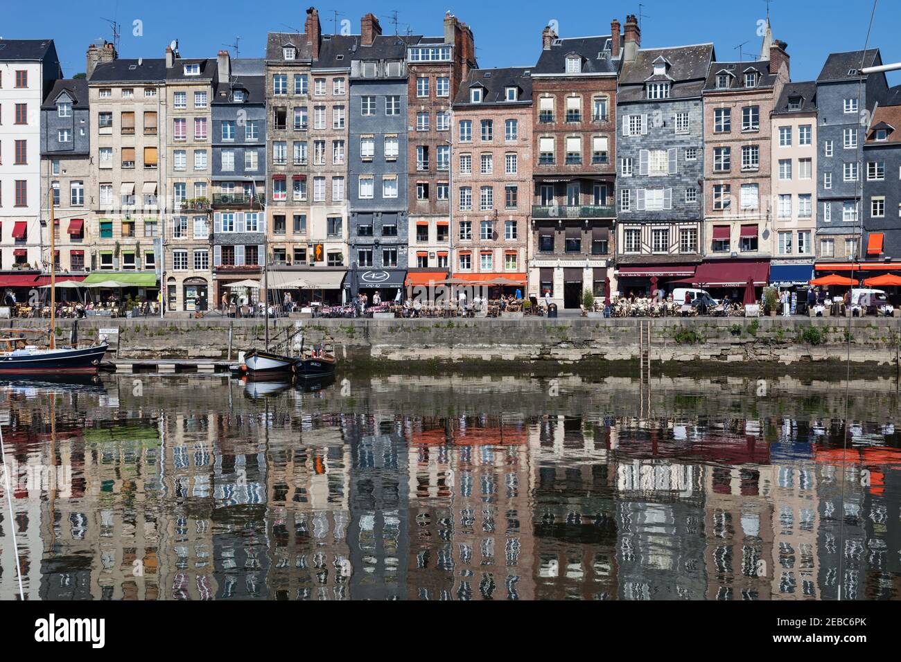 Porto vecchio, Honfleur, Francia Foto Stock