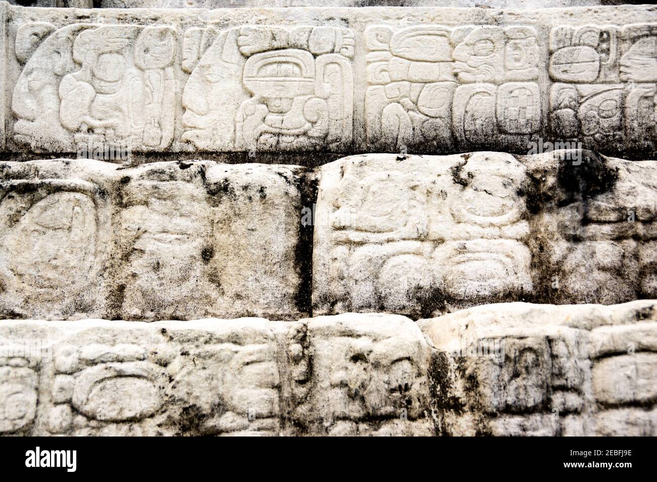 Le rovine maya di Palenque, un sito Patrimonio Mondiale dell'UNESCO, in Chiapas, Messico Foto Stock
