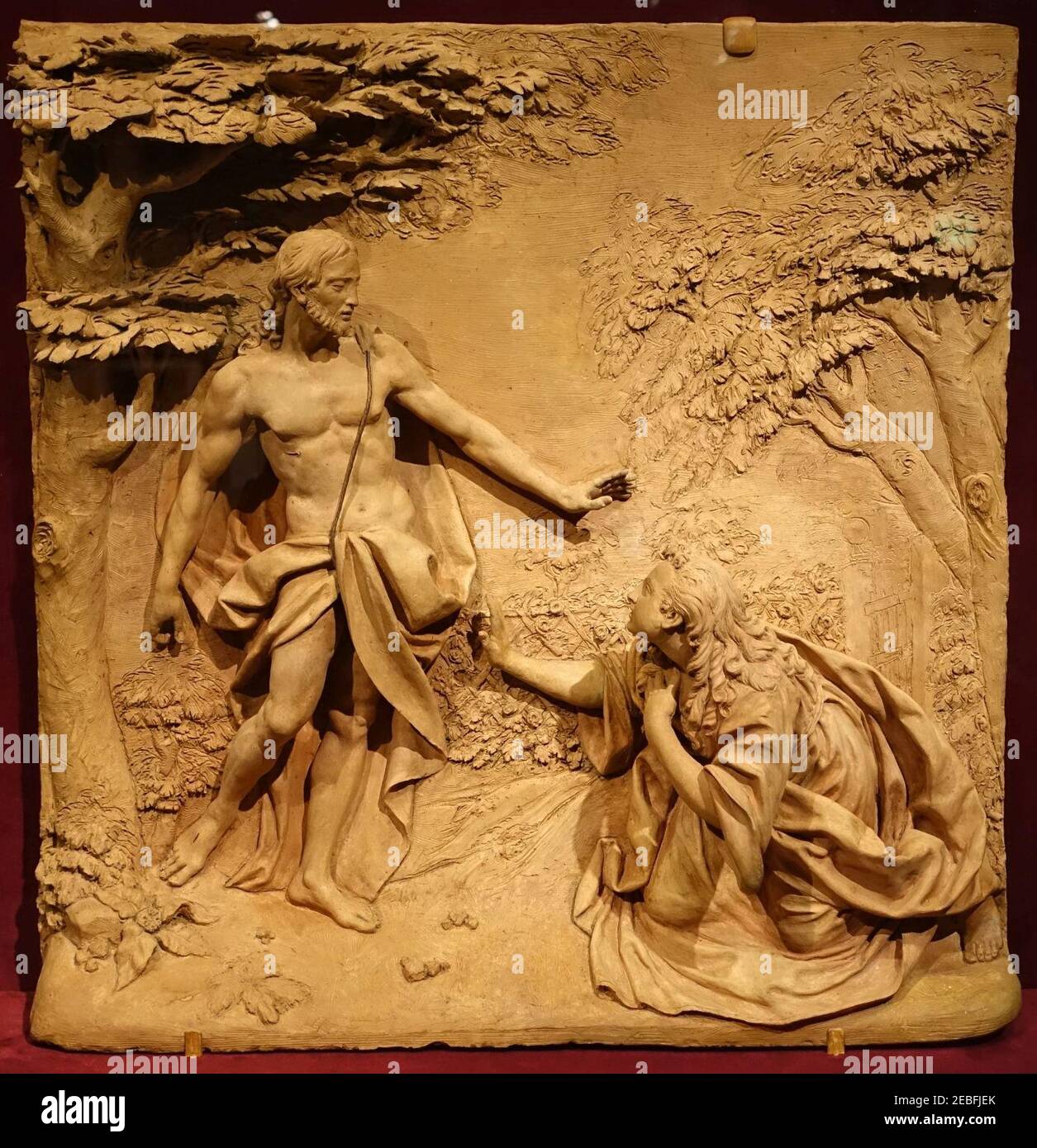 Noli Me Tangere, di Giuseppe Maria Mazza o seguace, italiano, c. 1710-1730, terracotta - Foto Stock