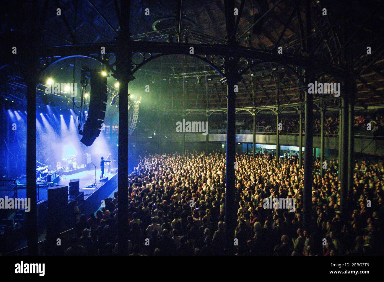 La rock band danese Mew al Roundhouse di Londra Foto Stock