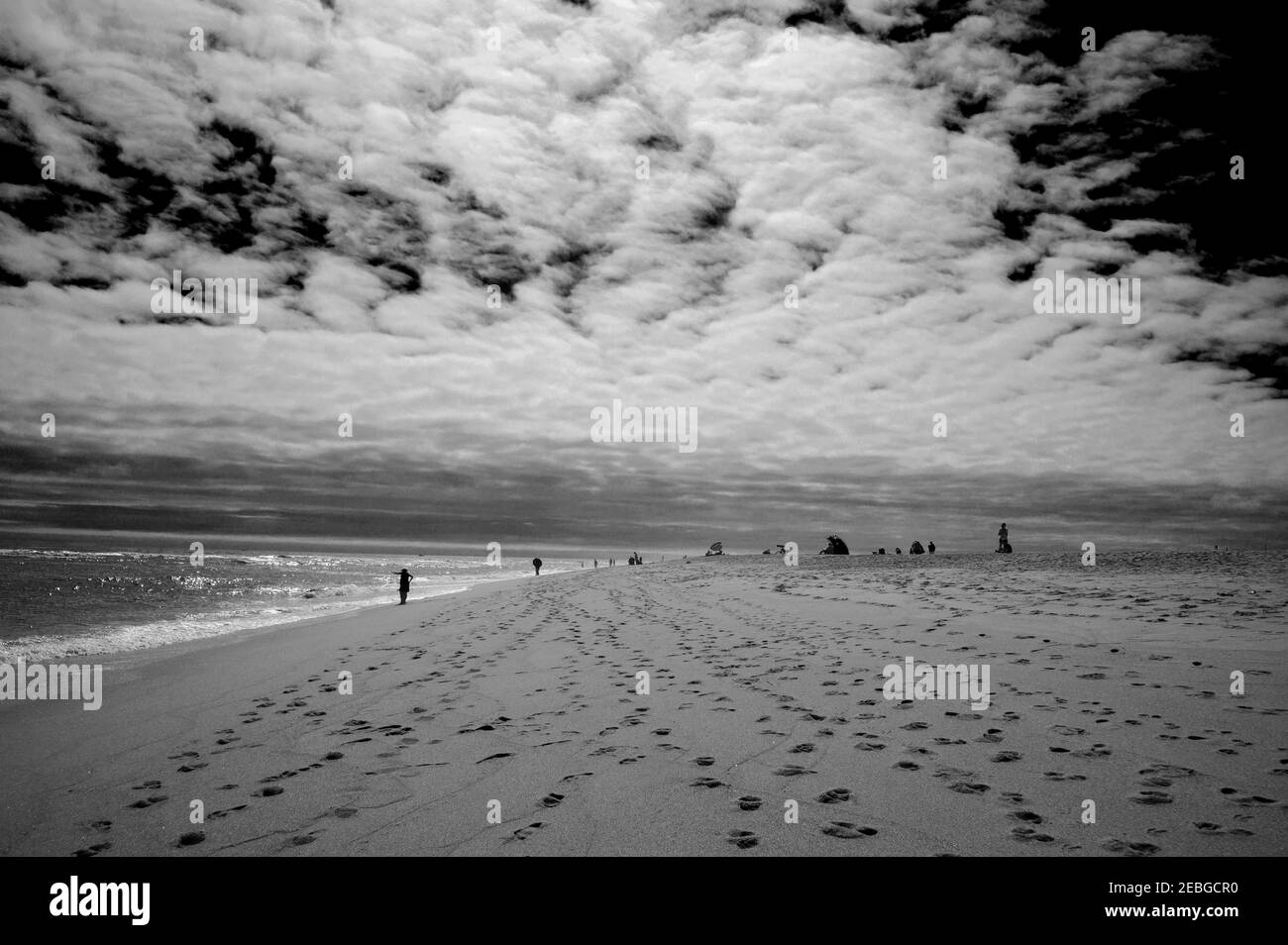Sandy Hook Beach, New Jersey Foto Stock
