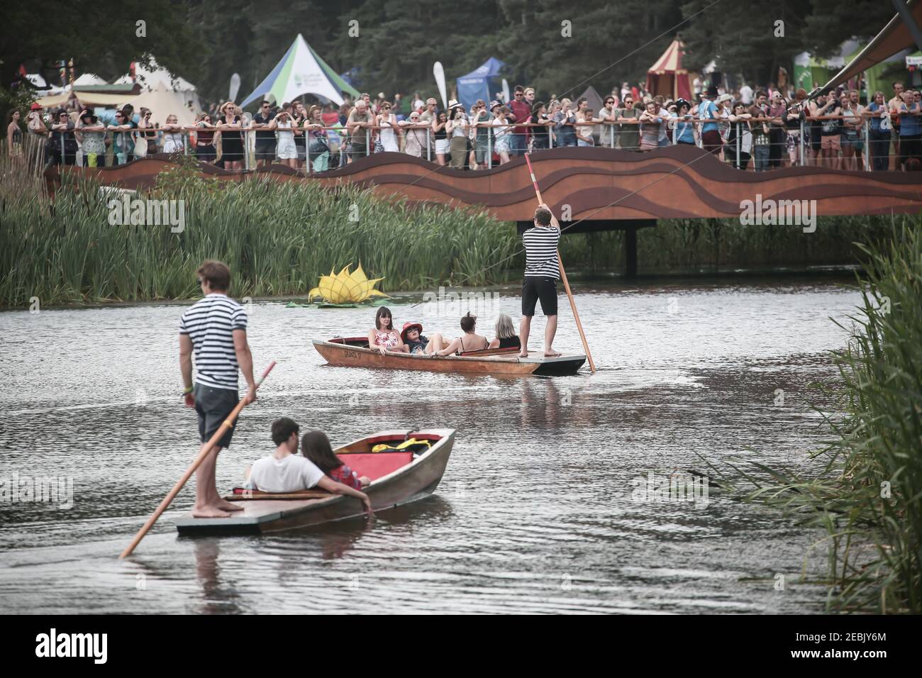 Proiezioni generali alla decima edizione (2015) del Latitude Festival di Southwold, Suffolk Foto Stock